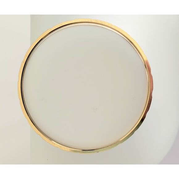 Crown Trifari  Diamond Cut Gold Bangle Bracelet Vintage - Picture 3 of 6